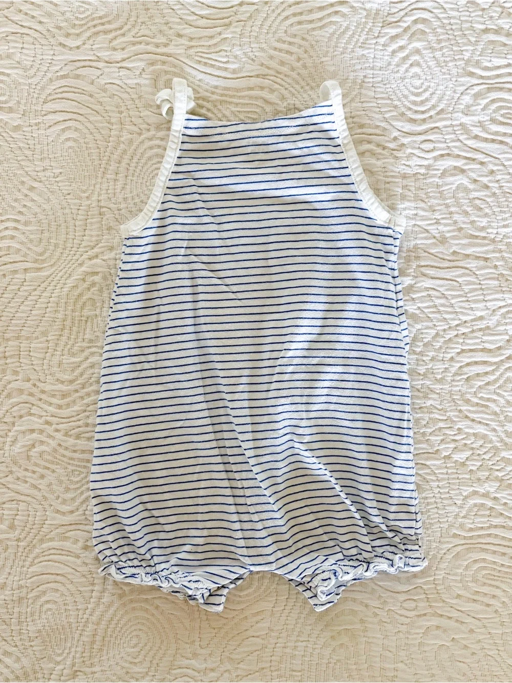 Carter’s Blue & White Bubble Rompers Set of 2